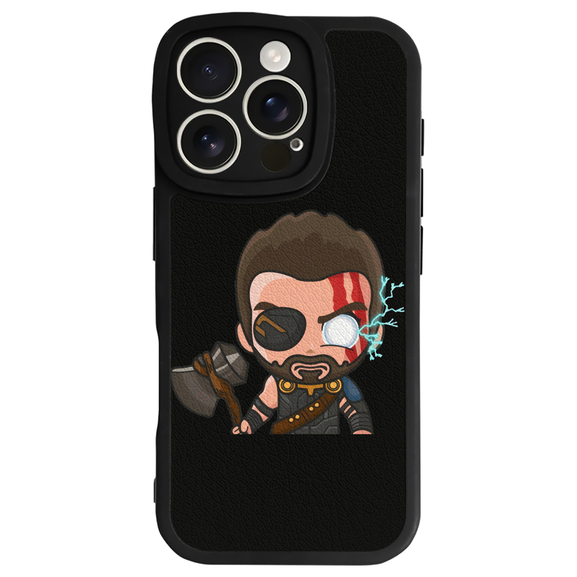 （画像用） アベンジャーズ The Avengers 【iPhone 16シリーズ対応】シリコンスマホケース（レザー調） 材質：シリコン